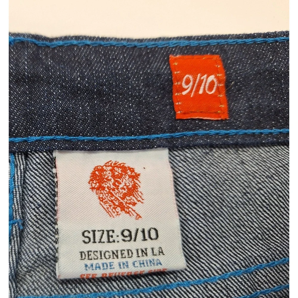 Vintage Y2K Ed Hardy Jeans Studded Embroidered Japanese Dragon Grunge Streetwear